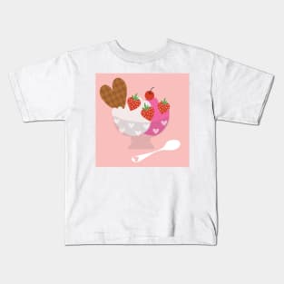 Ice cream sundae Kids T-Shirt